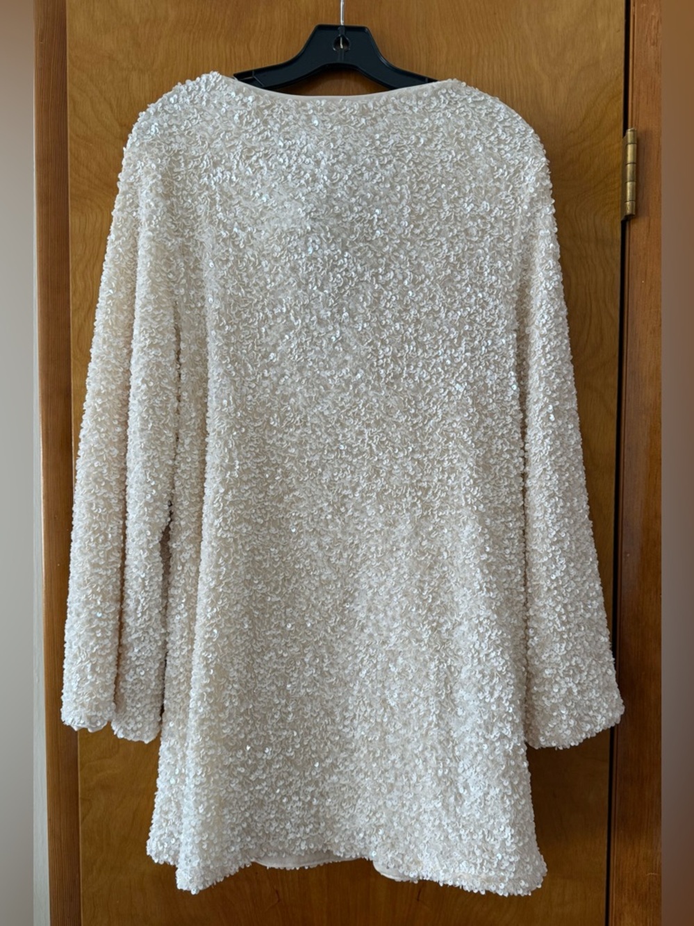 H&M SEQUINED TIE-BACK DRESS - Picture 8 of 12